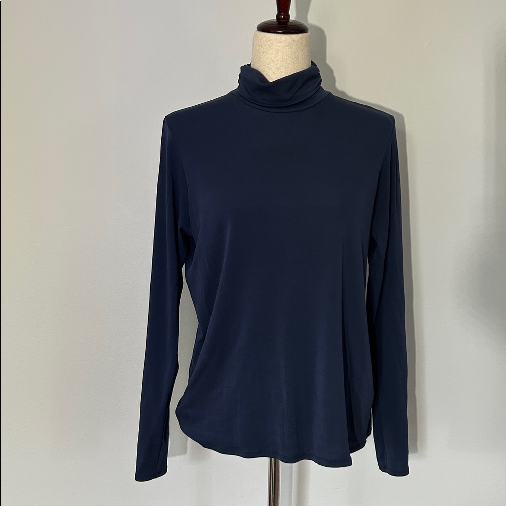 Eileen Fisher | Silk Jersey Scrunch Neck Top